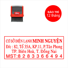 Con dấu mã số thuế có địa chỉ dài 2 dòng