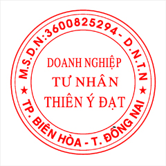 Con dấu tròn công ty mẫu doanh nghiệp tư nhân