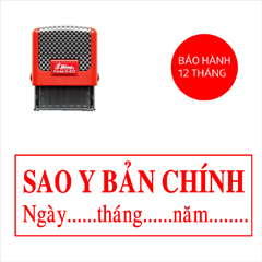 Khắc con dấu sao y bản chính