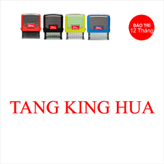 Khắc con dấu tên chữ IN HOA thông thường