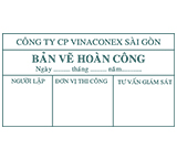 Khắc dấu bản vẽ hoàn công