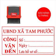 Khắc dấu công văn đến mẫu UBND